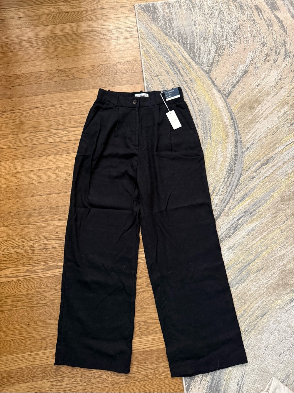 Abercrombie Curve Love Linen Pants